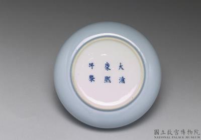 图片[2]-Brush washer with sky blue glaze, Qing dynasty, Kangxi reign (1662-1722)-China Archive